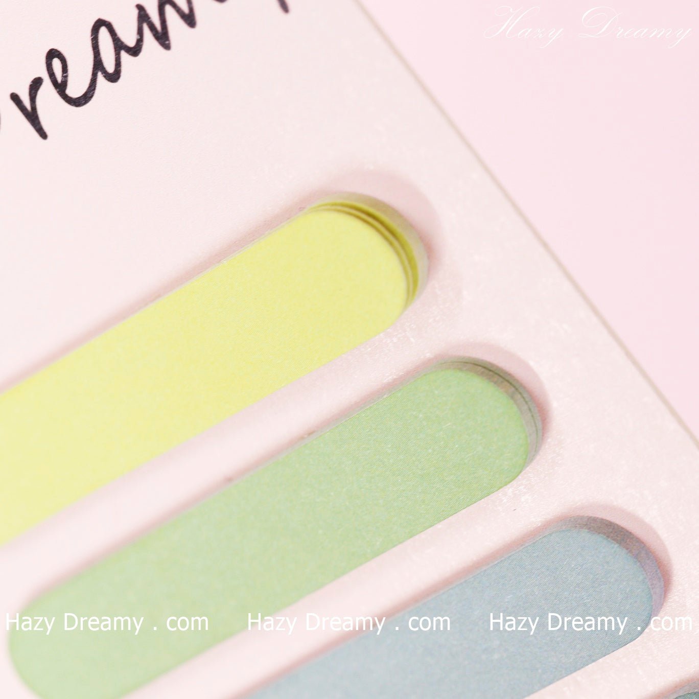 Cute Creative Round Shape Sticky Notes Notebook, Classic Tear - Off Memo Pad - Hazy Dreamy: Online Stationery Store