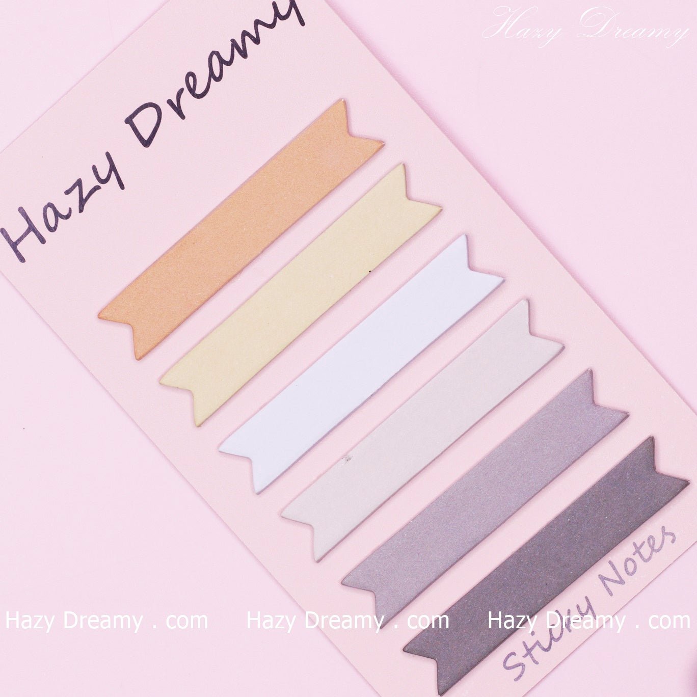 Cute Creative Shape Sticky Notes Notebook, Classic Tear - Off Memo Pad - Hazy Dreamy: Online Stationery Store