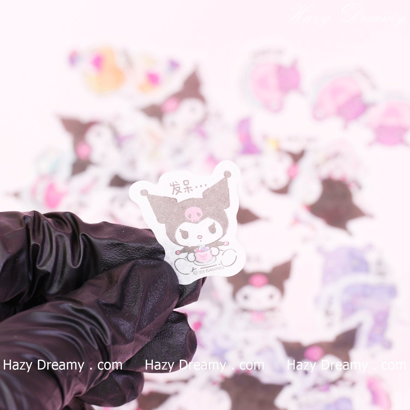 Kuromi Kawaii Stickers Pack - Cute and Colorful Sanrio Adhesive Decals - Hazy Dreamy: Online Stationery Store