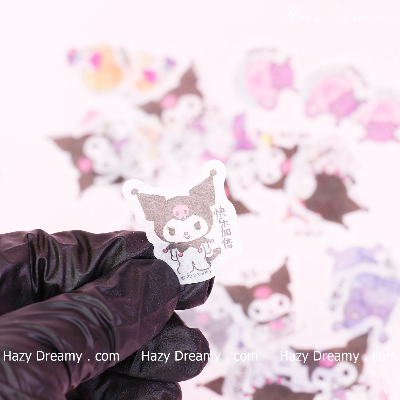 Kuromi Kawaii Stickers Pack - Cute and Colorful Sanrio Adhesive Decals - Hazy Dreamy: Online Stationery Store