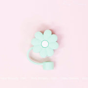 Cute Green Flower Straw Cover for Tumblers and Cups - Perfect for School and On - the - Go - Hazy Dreamy: Online Stationery Store