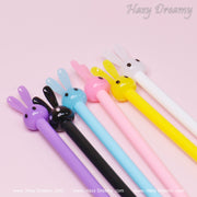 Kawaii Bunny Head Ball Pens for School Office Gift Supplies - Hazy Dreamy: School Stationery