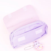 Sweet Bunny Pen & Pencil Case - Adorable Stationery Organizer in Pastel Purple