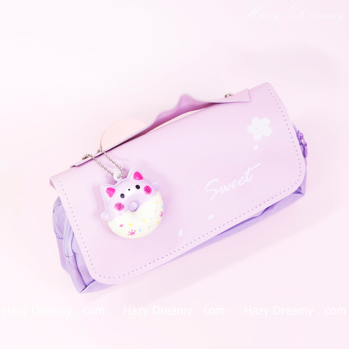 Cute Cat Pen & Pencil Case - Adorable Stationery Organizer for Girls