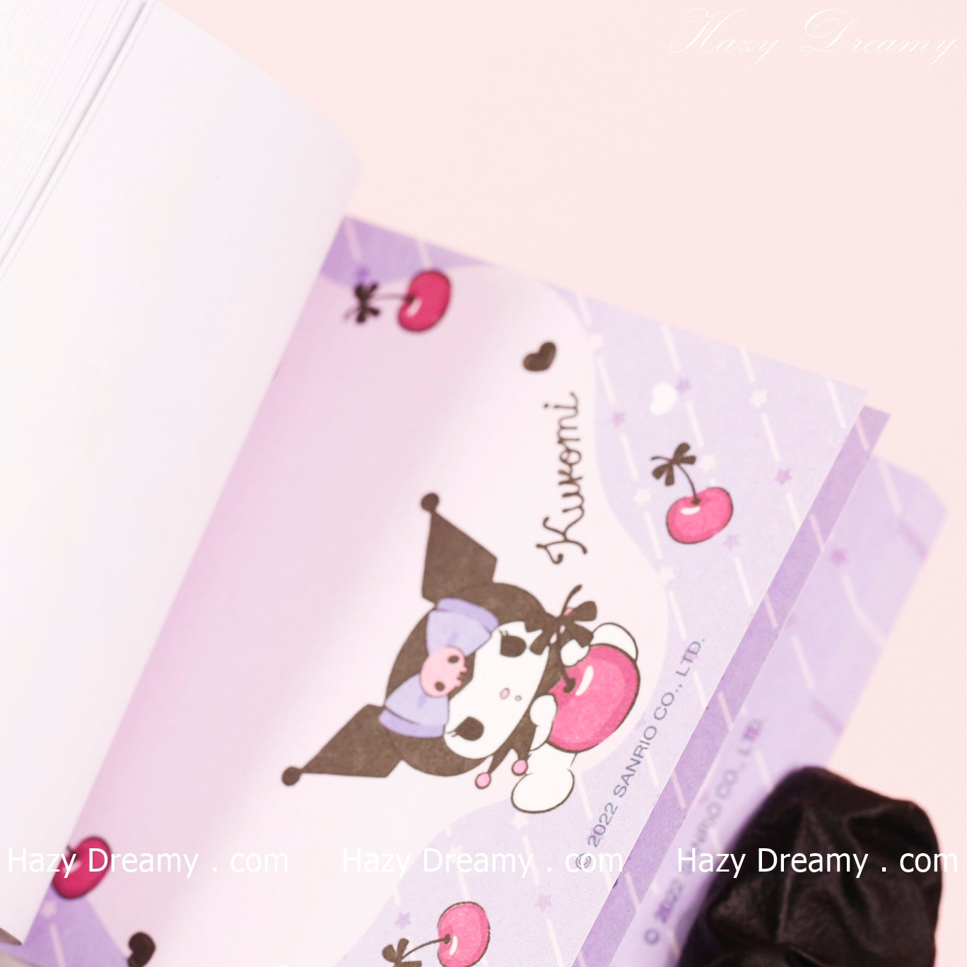 Hazy Dreamy Kuromi Sticky Notes - Cute and Functional Stationery