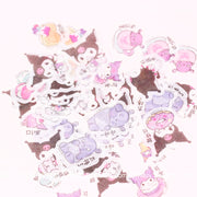 Kuromi Kawaii Stickers Pack - Cute and Colorful Sanrio Adhesive Decals