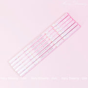 Hello Kitty Pink Pencils Set featuring adorable Hello Kitty graphics, perfect for writing and drawing.