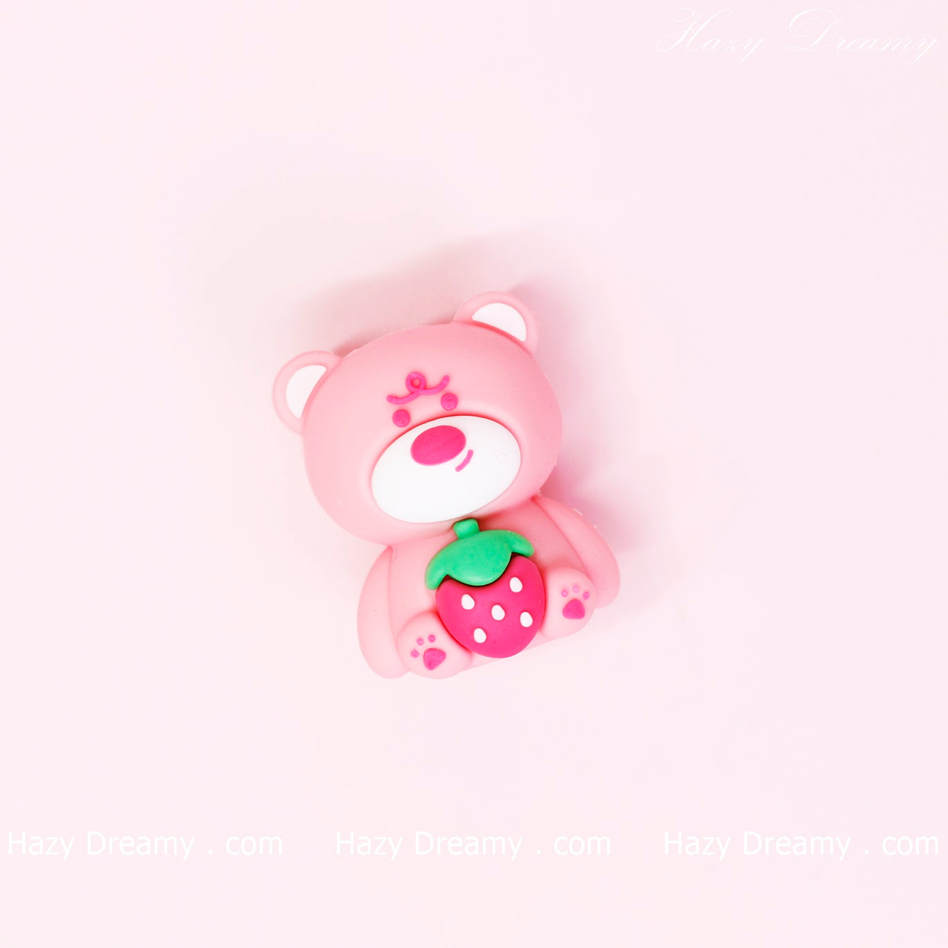 Charming Soft Pink Bear 3D Eraser - Ideal for Kids and Stationery Enthusiasts