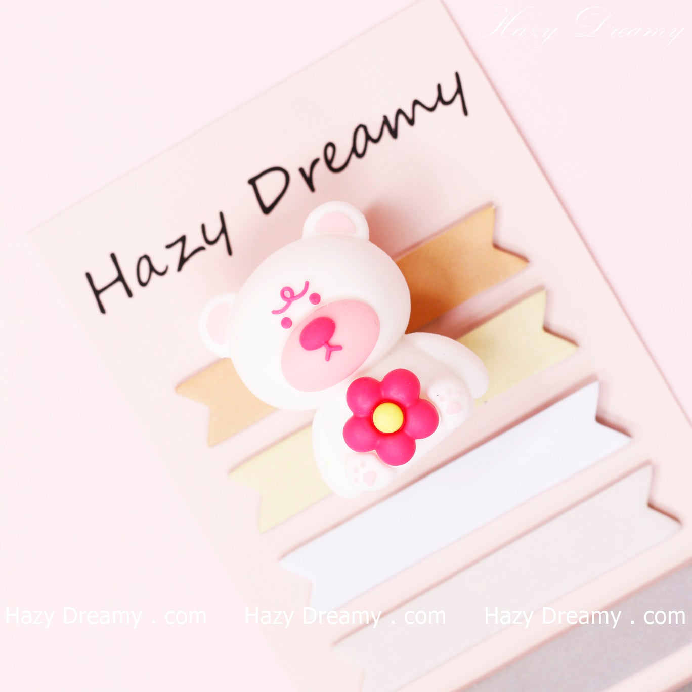 Charming White Bear 3D Eraser - Ideal for Kids and Stationery Enthusiasts