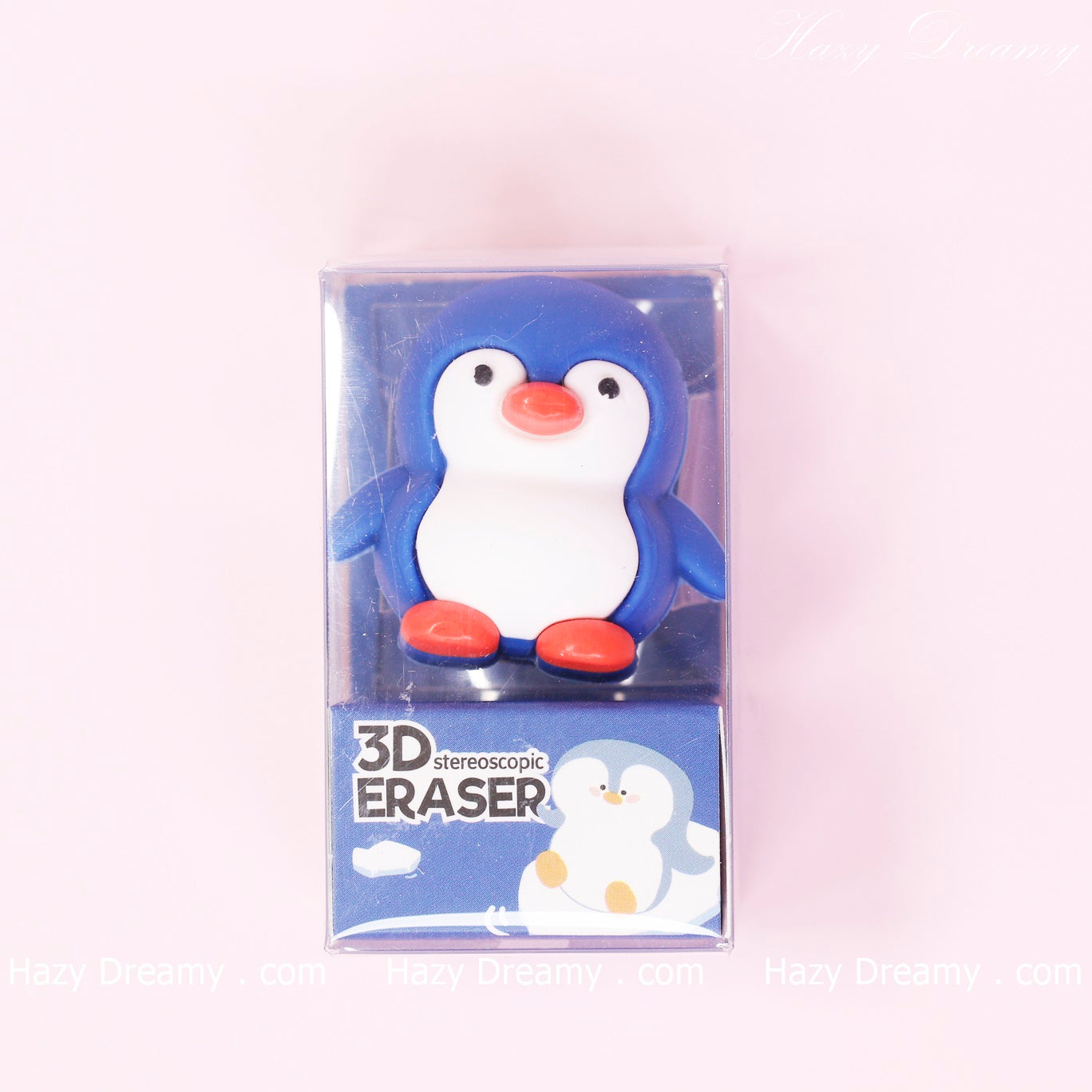 Cute Penguin 3D Eraser - Perfect for Students and Stationery Lovers