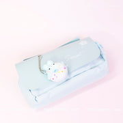 Sweet Bunny Pen & Pencil Case - Adorable Stationery Organizer in Pastel Blue - Hazy Dreamy: Online Stationery Store